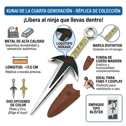 Kunai - Minato y Asuma 18cm